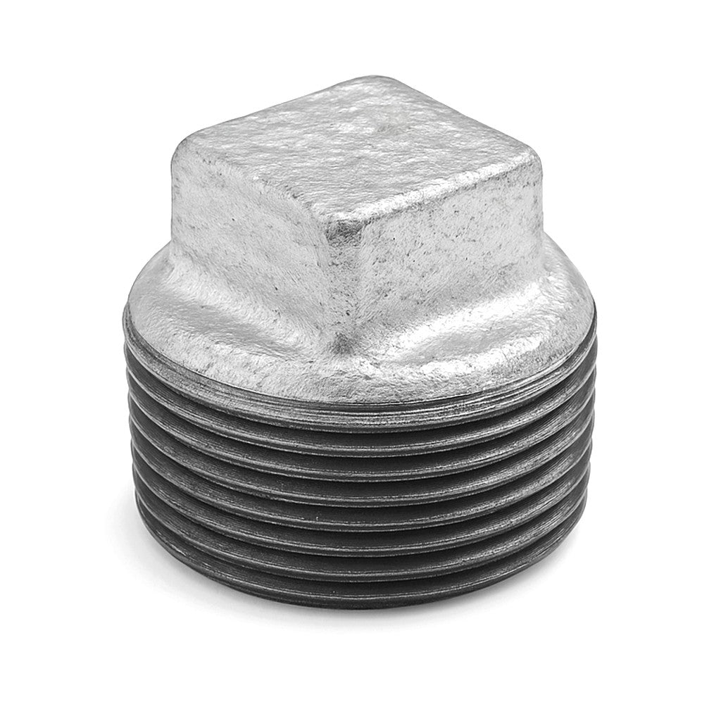 Bouchon mâle sans butée fonte galvanisée