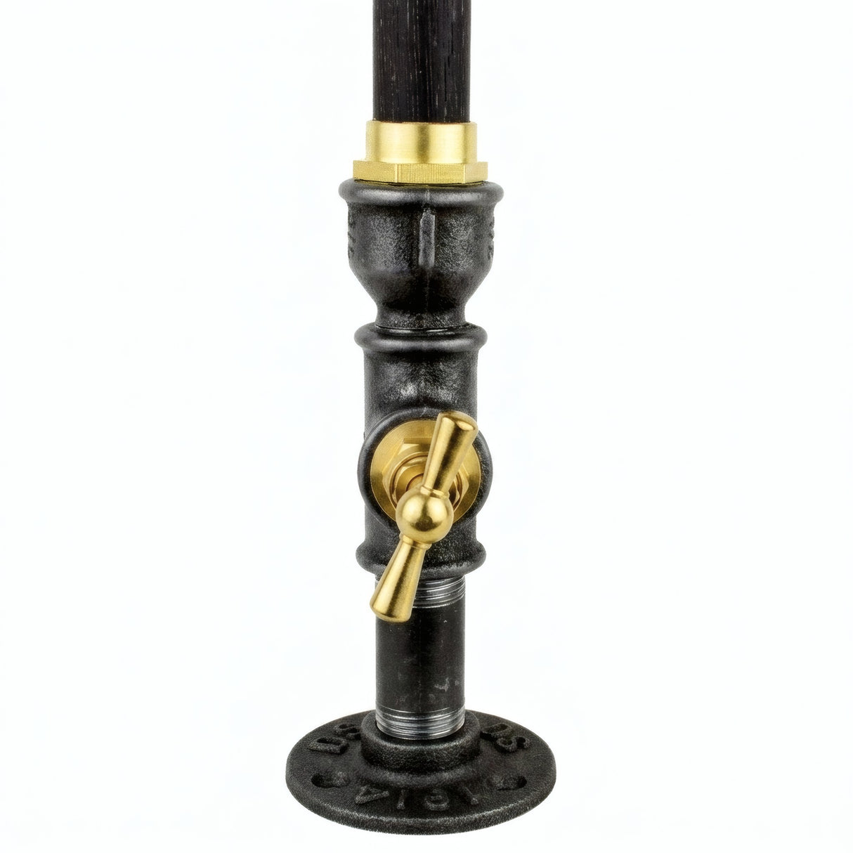 Bougeoir Steampunk Robinet - photo produit fond blanc 6