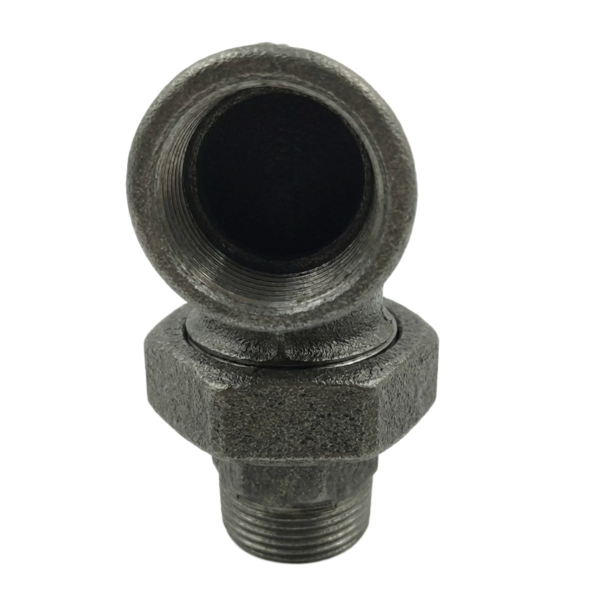 coude mâle femelle plomberie en fonte pour tube acier