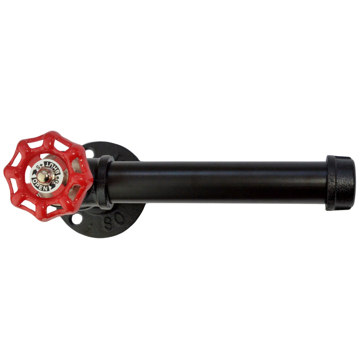 dérouleur style plomberie métal noir