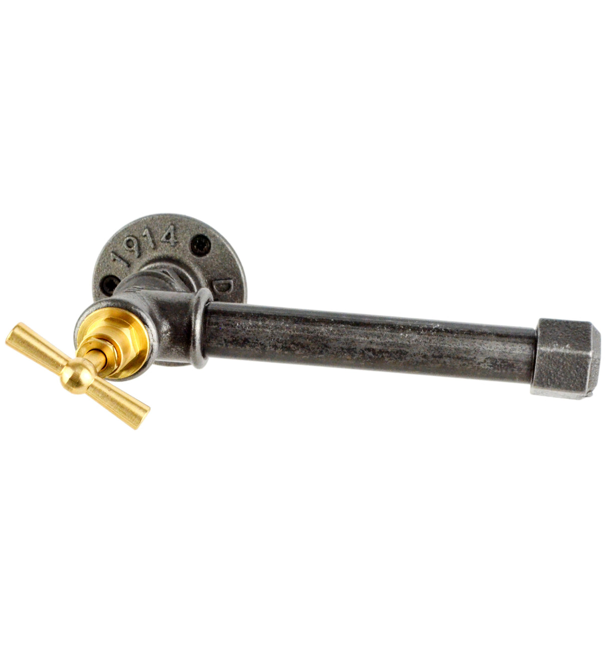 Dérouleur papier WC avec robinet laiton | Modèle 1