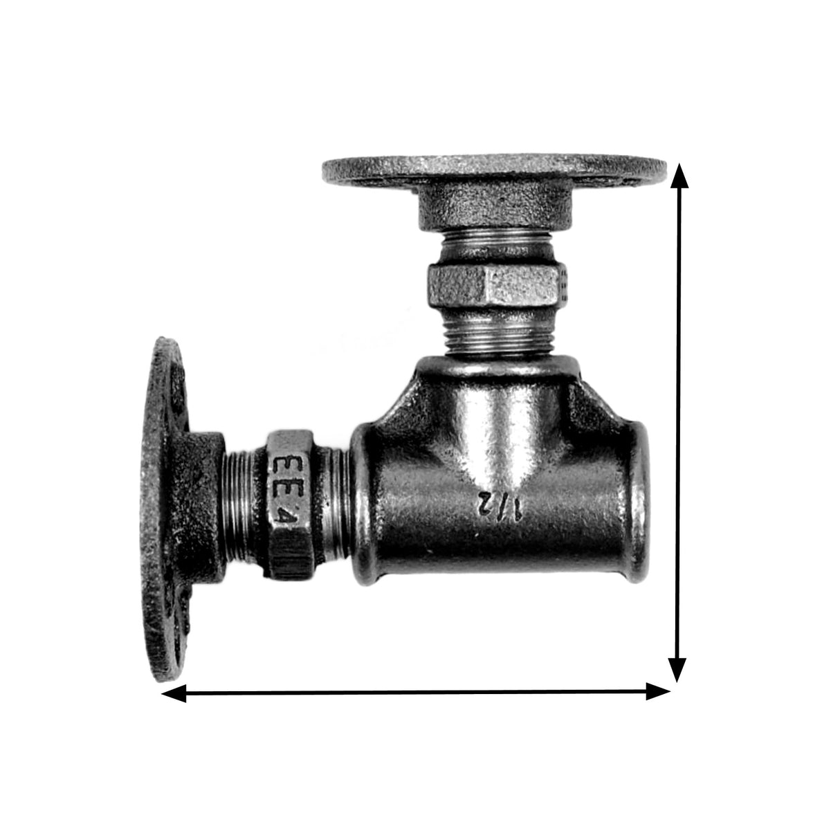 Équerre volant Noir| Modèle 3