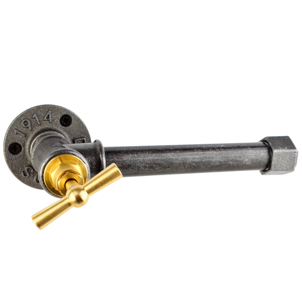 Dérouleur papier WC avec robinet laiton | Modèle 1