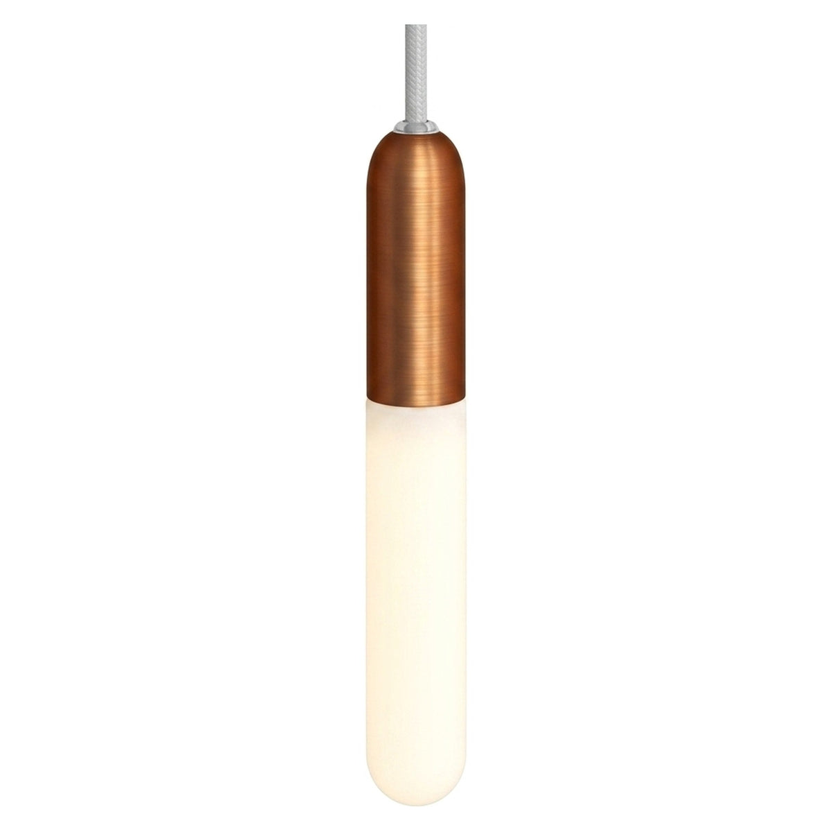 Douille E14 compacte en métal — Cuivre satiné