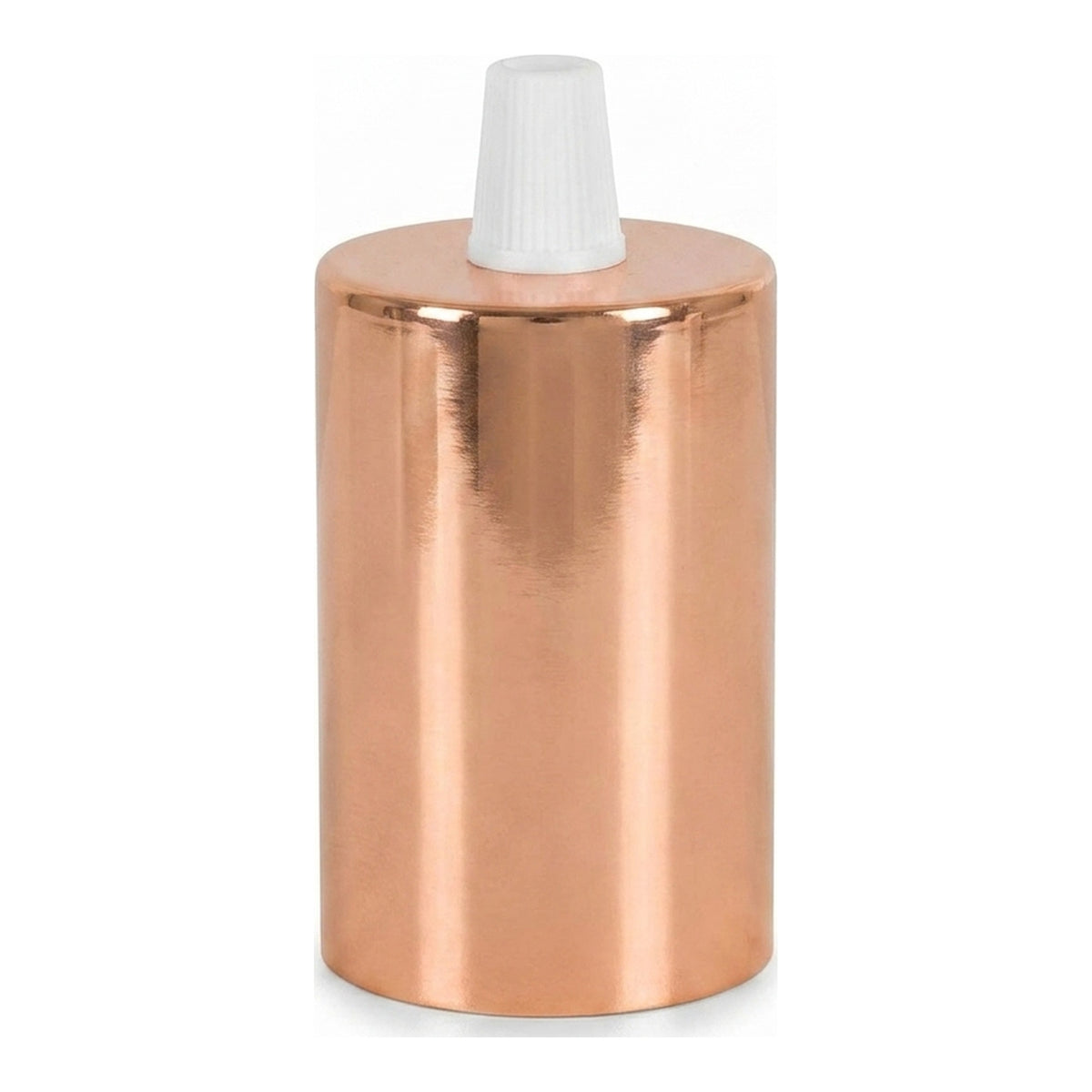 Douille E27 cylindrique en métal — Conique plastique / Cuivre