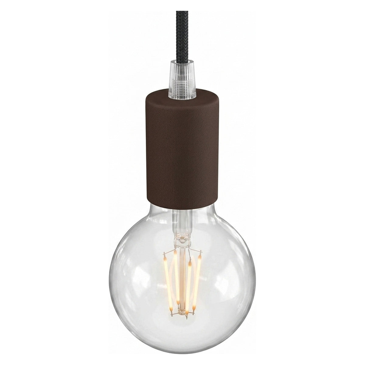 Douille E27 cylindrique en métal — Conique plastique / Rouille