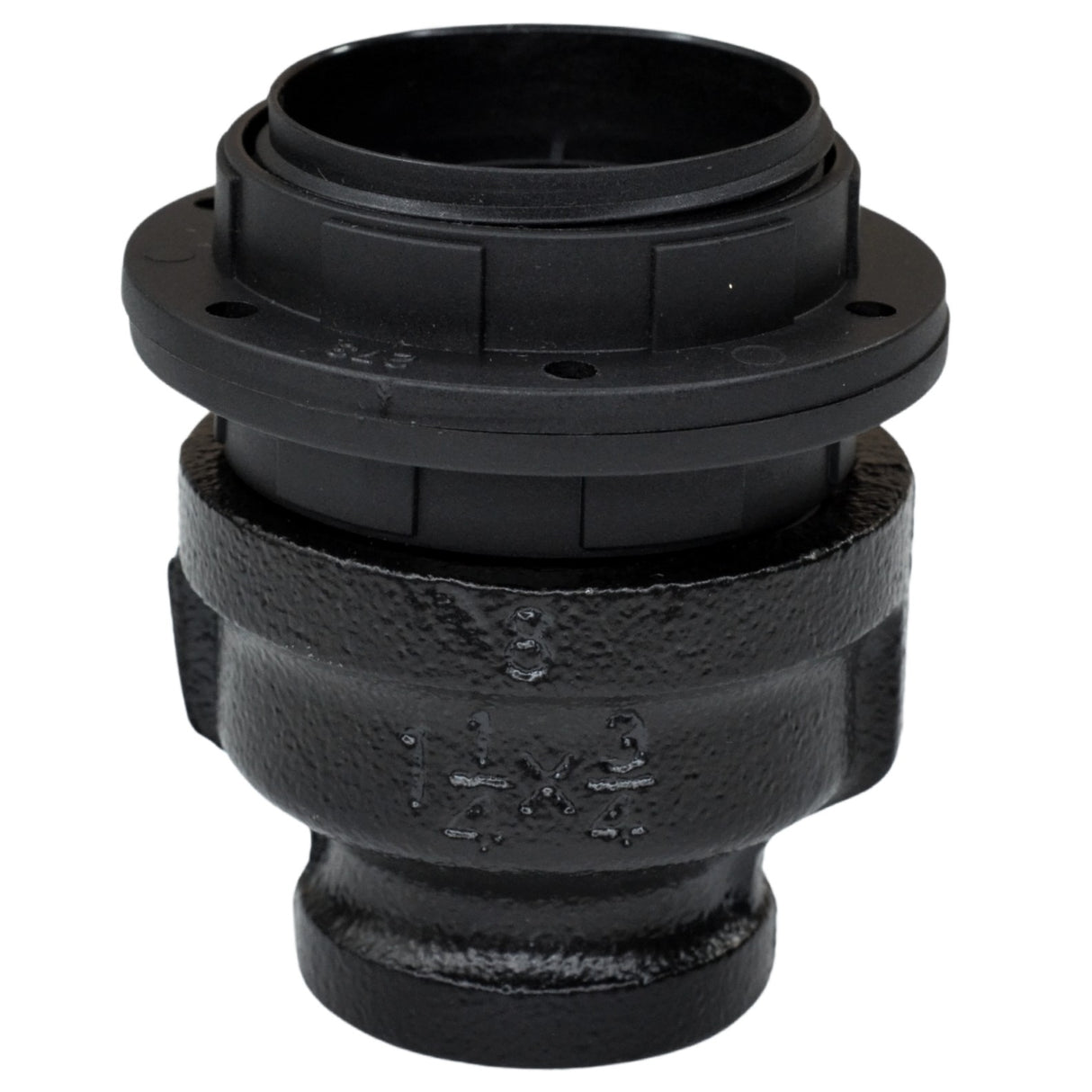 Kit Douille E27 Thermoplastique sur Raccord – déco – peinture noire - kit douille pour lampe industrielle DIY