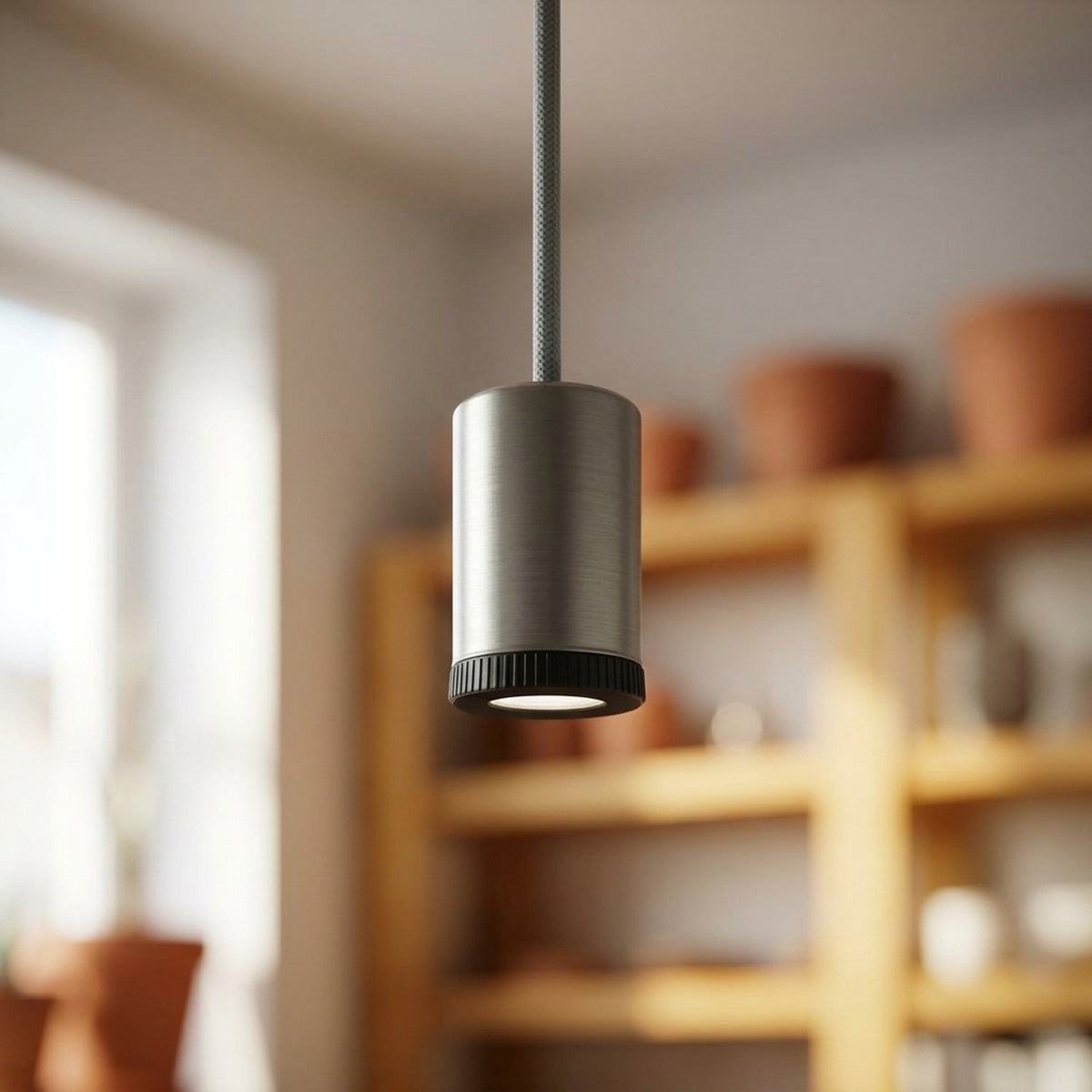Mini spot LED en métal Mini GU10 — Titane satiné