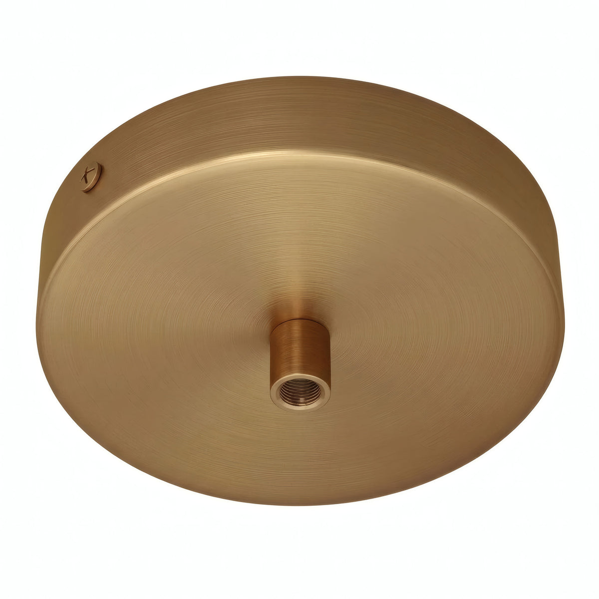 Rosace cylindrique en métal, Ø 120 mm — Cylindrique métal / Bronze satiné