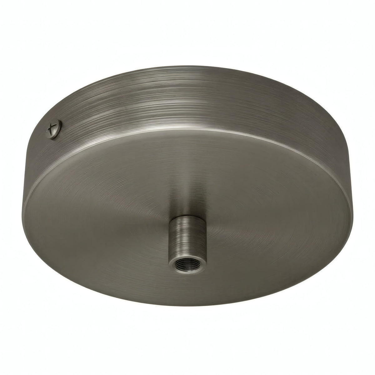 Rosace cylindrique en métal, Ø 120 mm — Cylindrique métal / Titane satiné