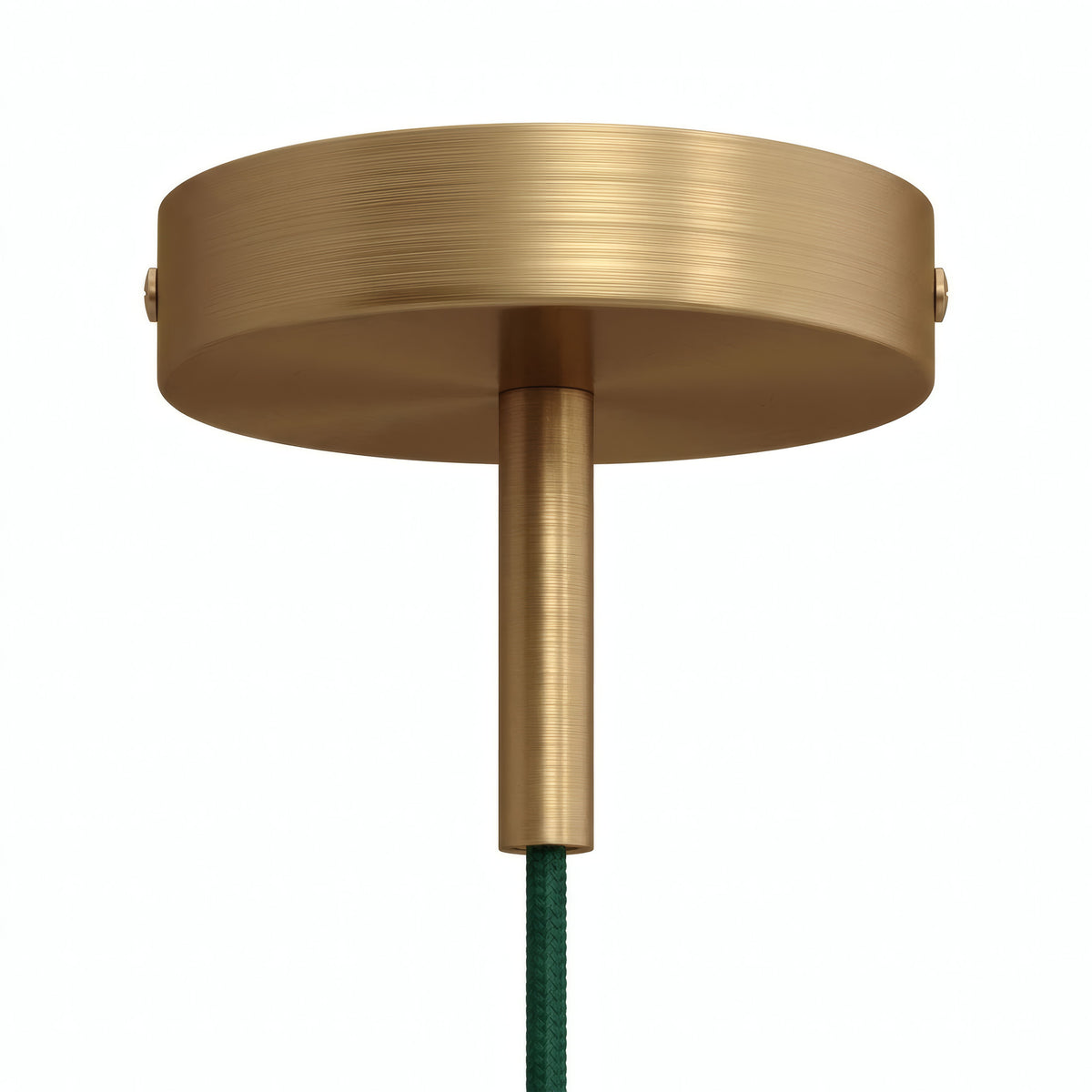 Rosace cylindrique en métal avec serre-câble de 7 cm — Bronze satiné