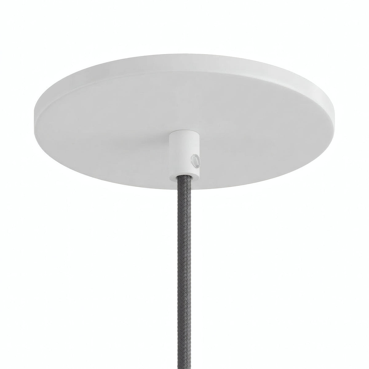 Rosace encastrable affleurante, Ø 126 mm — Blanc mat