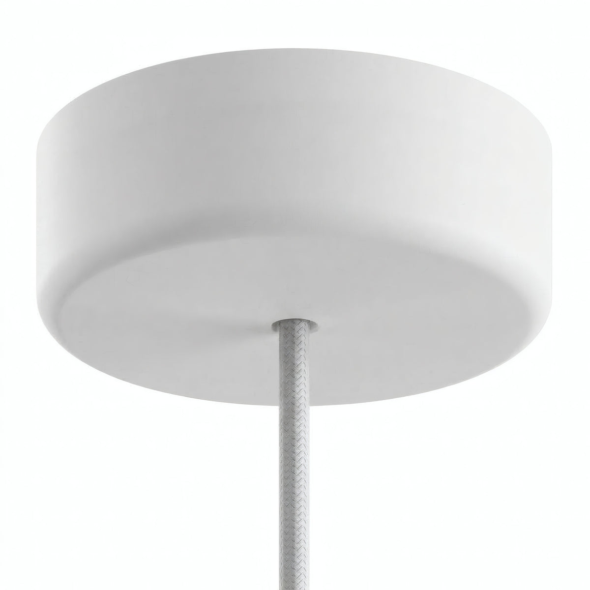 Rosace en silicone d'extérieur IP65, Ø 125 mm — Blanc