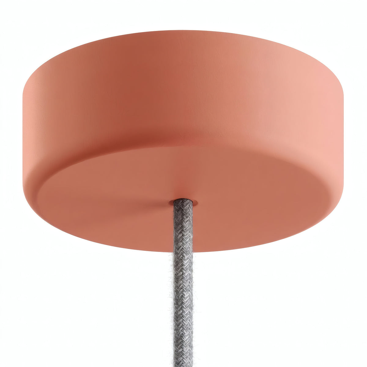 Rosace en silicone d'extérieur IP65, Ø 125 mm — Saumon