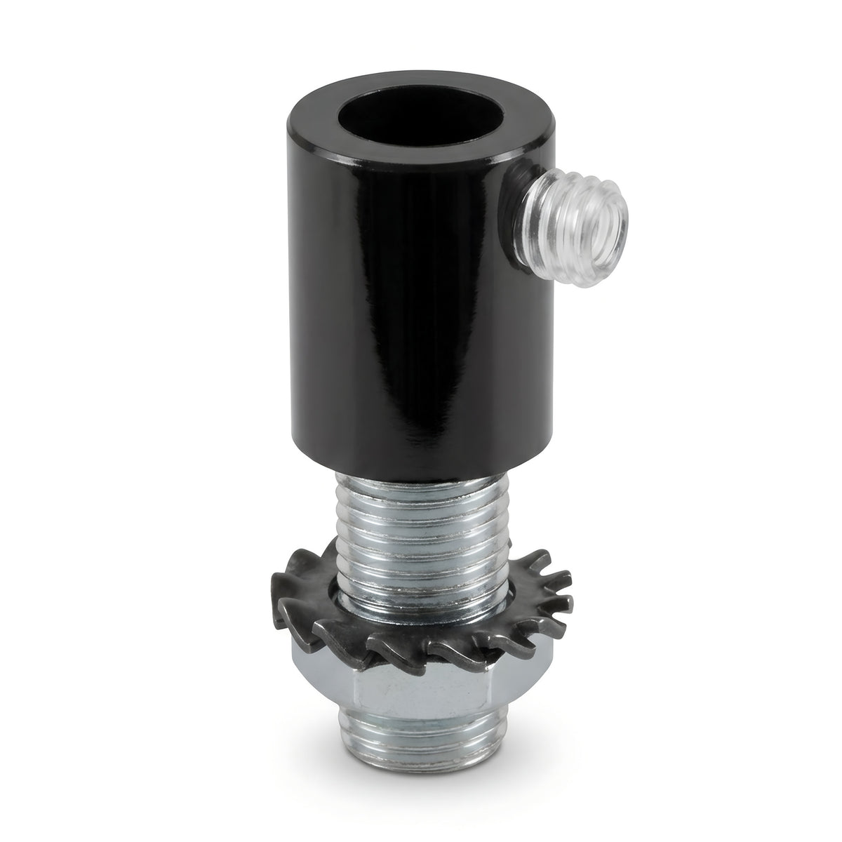 Serre-câble cylindrique en métal M10x1, écrou et rondelle