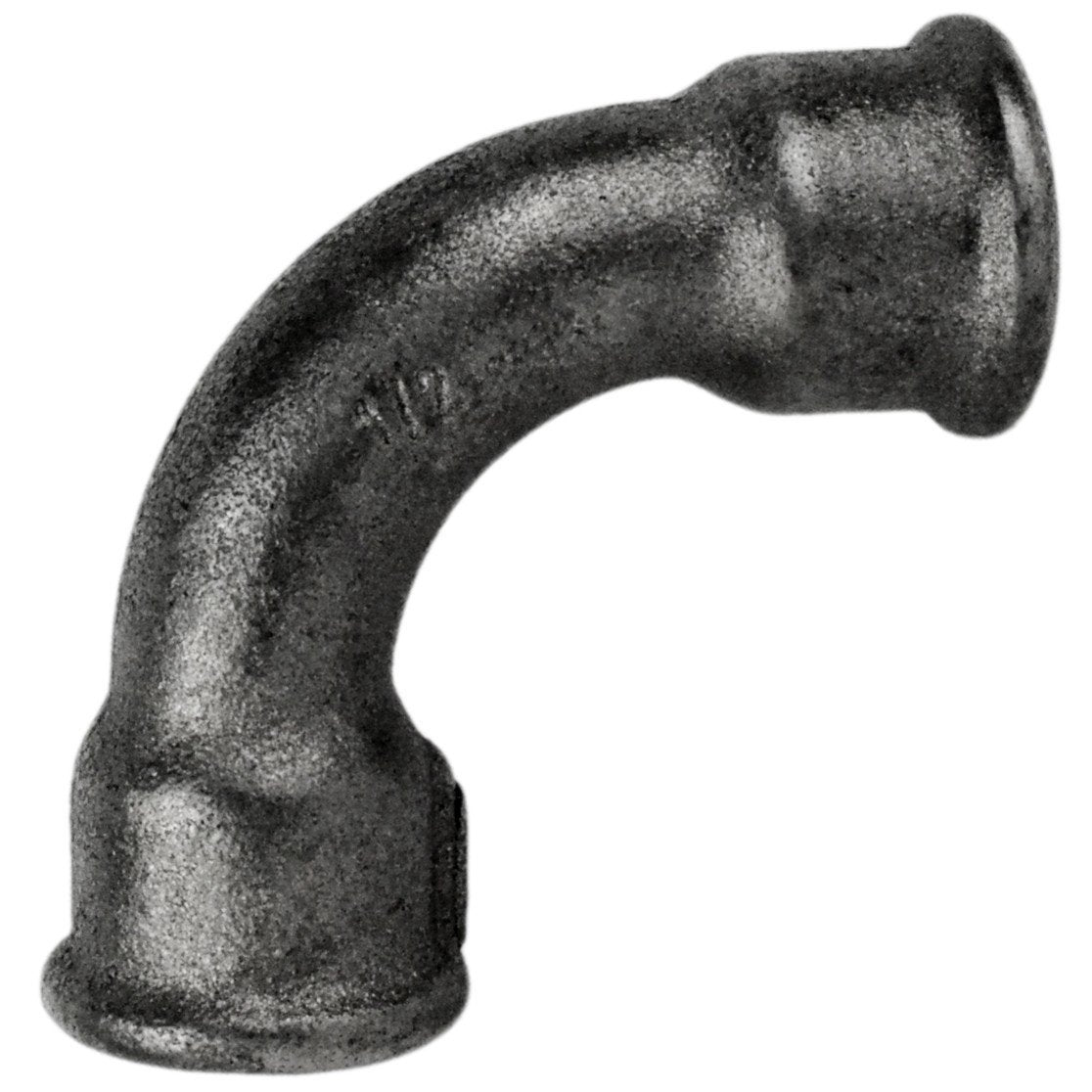 Coude grand rayon 90° F/F fonte noire