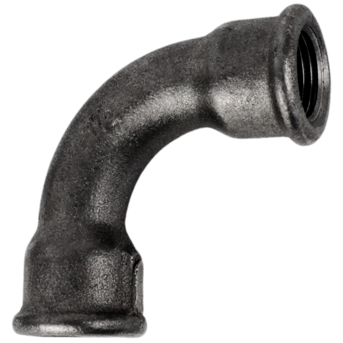 Coude grand rayon 90° F/F fonte noire
