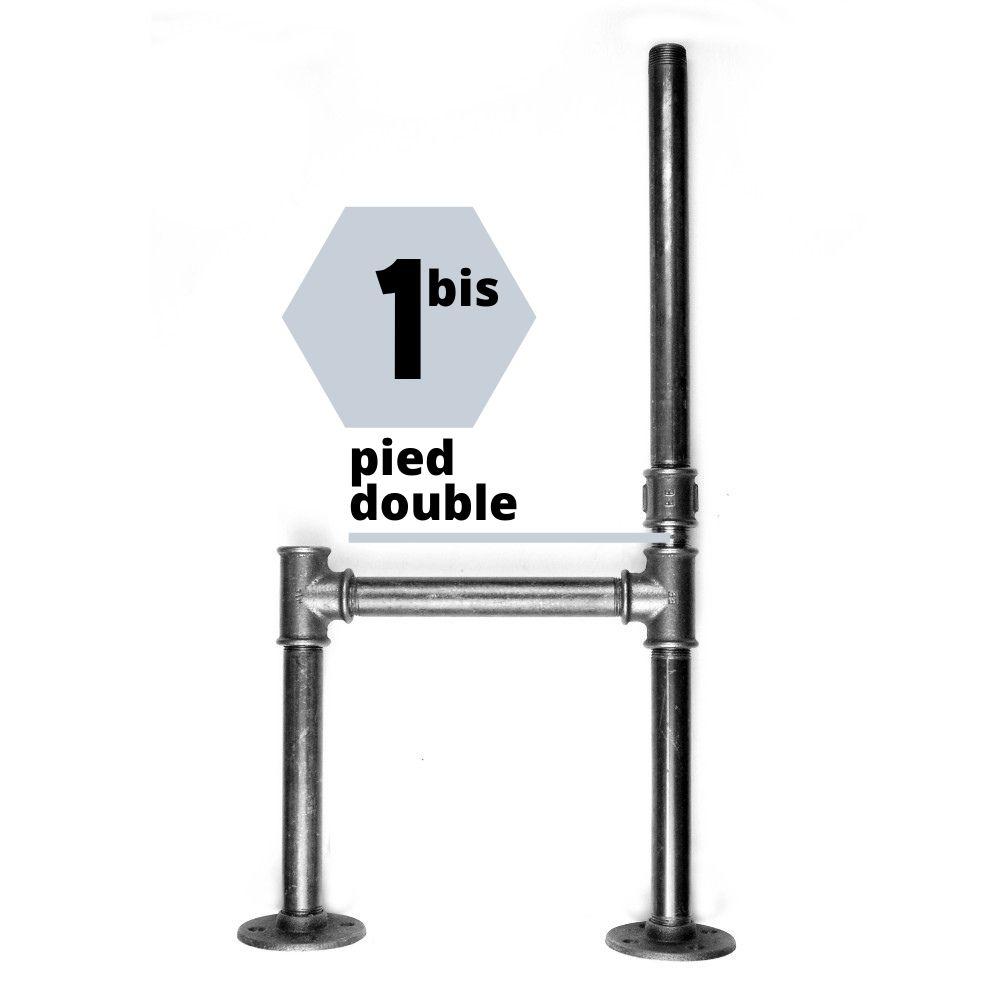 Kit montants étagères plomberie sur-mesure