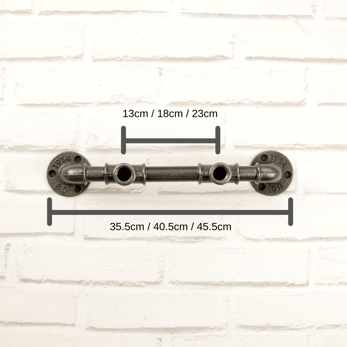 Patère, Porte-manteau 2 robinets | 3 tailles
