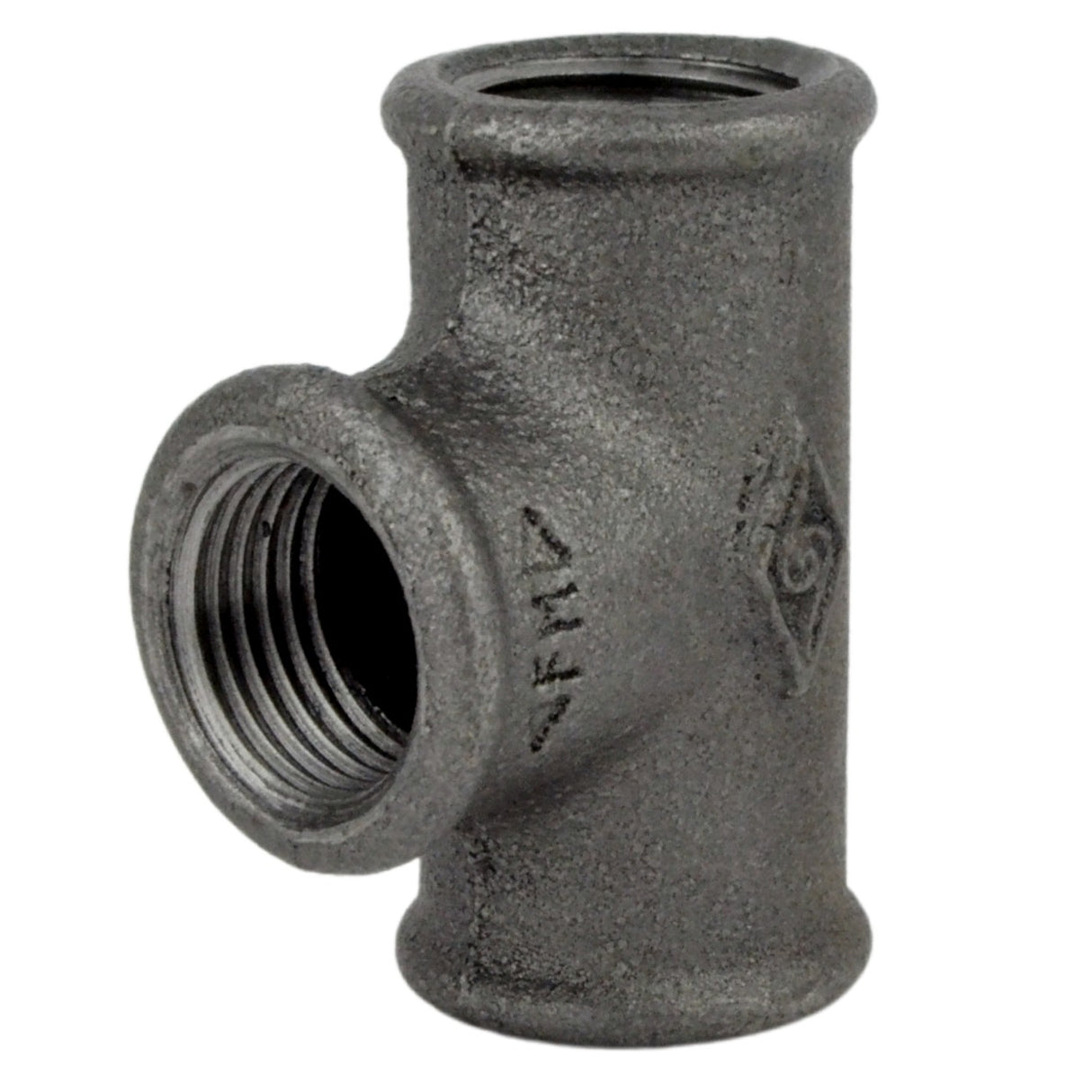 Té / T égal femelle fonte noire