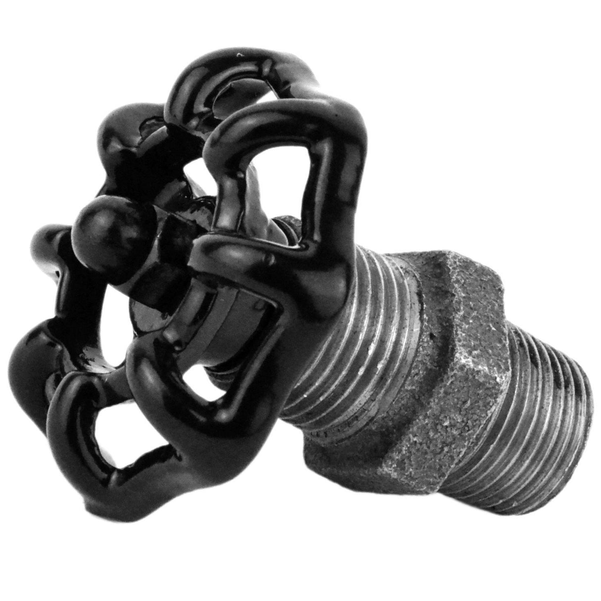 Volant noir 52mm sur mamelon