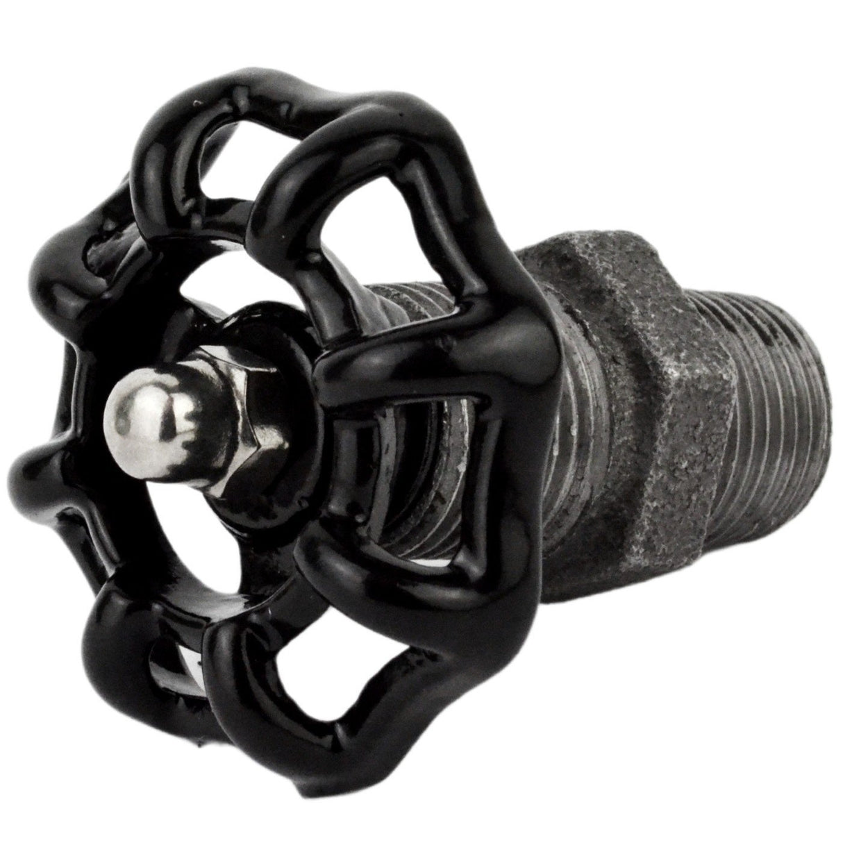 Volant noir 52mm sur mamelon