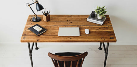 Tutoriel DIY: Fabriquer un bureau style Industriel avec des tuyaux de plomberie