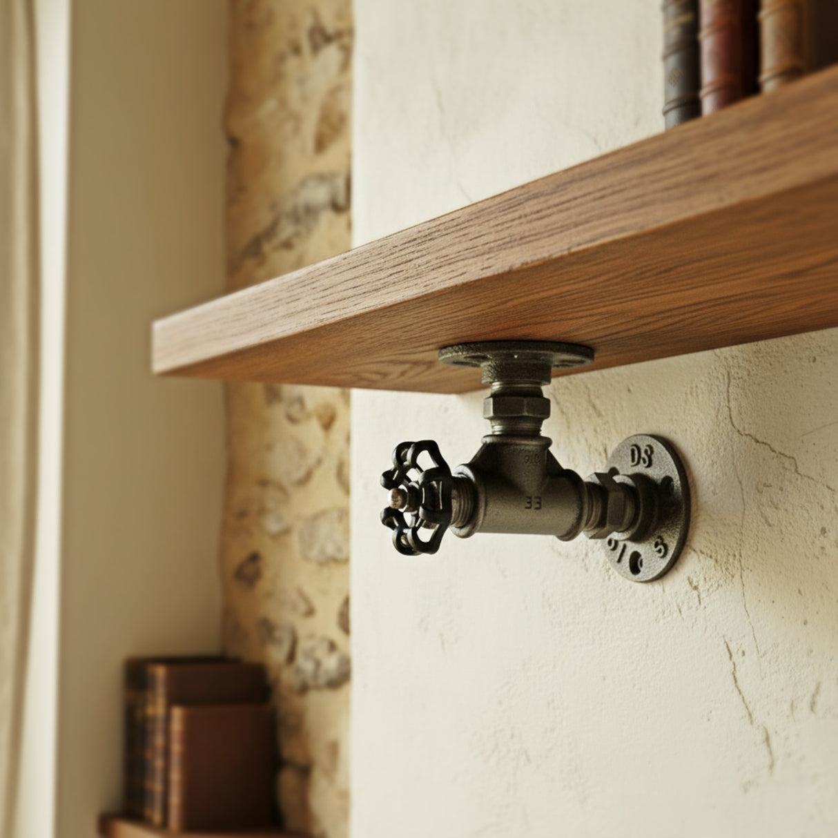 Équerre volant Noir| Modèle 3