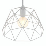 Abat-jour cage dôme XL en métal Ø 35 cm avec douille E27
