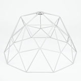Abat-jour cage dôme XL en métal Ø 35 cm avec douille E27