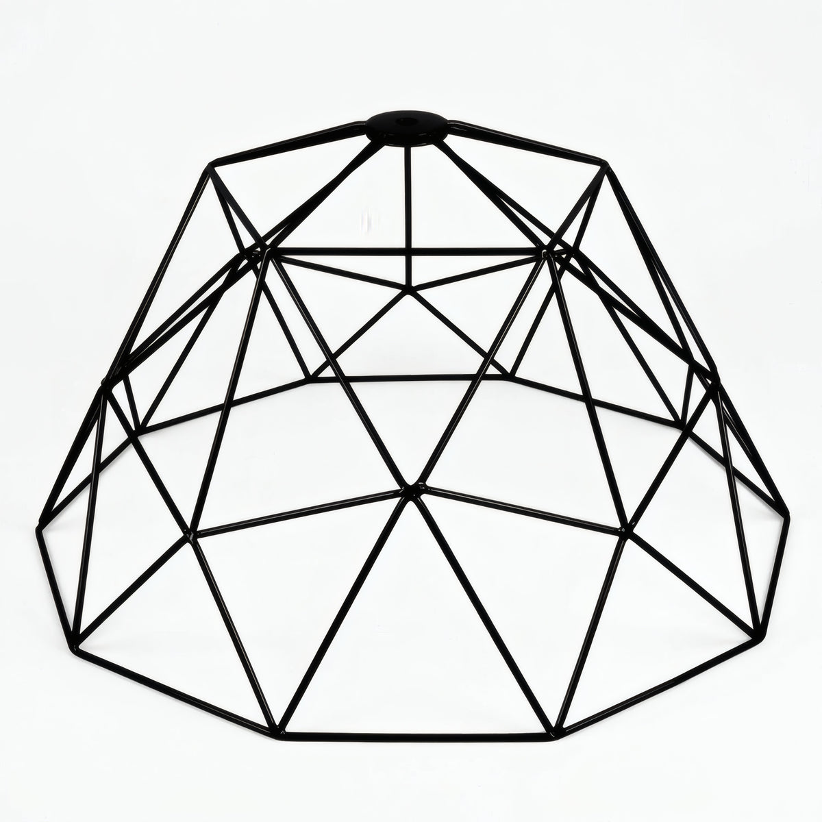 Abat-jour cage dôme XL en métal Ø 35 cm avec douille E27