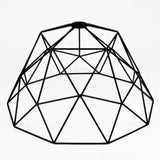 Abat-jour cage dôme XL en métal Ø 35 cm avec douille E27