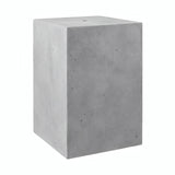 Abat-jour cube en ciment avec douille E27 — Ciment clair