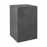 Abat-jour cube en ciment avec douille E27 — Ciment foncé