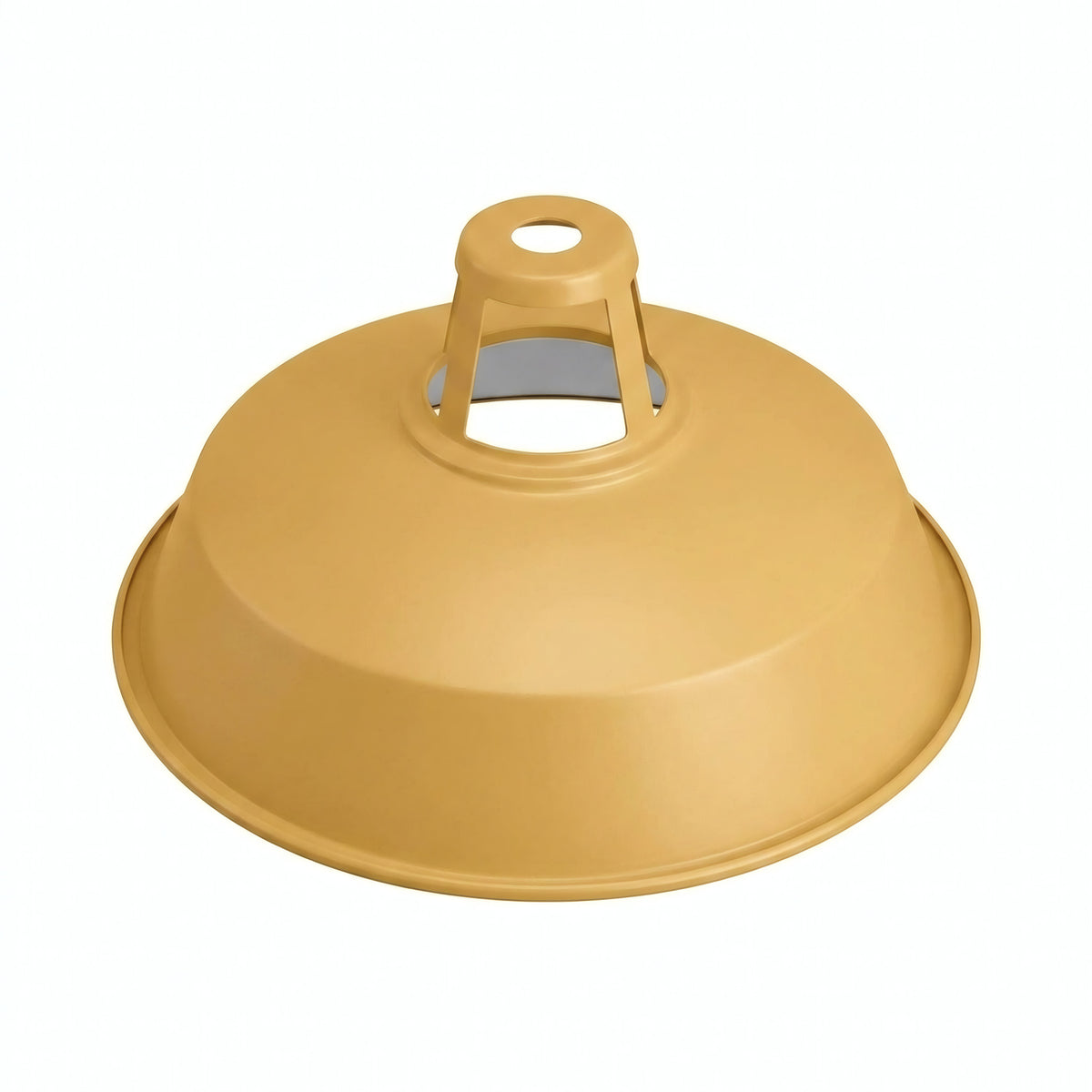 Abat-jour cloche en métal émaillé Ø 38 cm pour douille E27