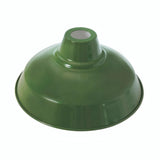 Abat-jour conique en métal peint Ø 30 cm pour douille E27 — Vert