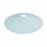 Abat-jour plat en métal émaillé Ø 30 cm pour douille E27 — Bleu ciel