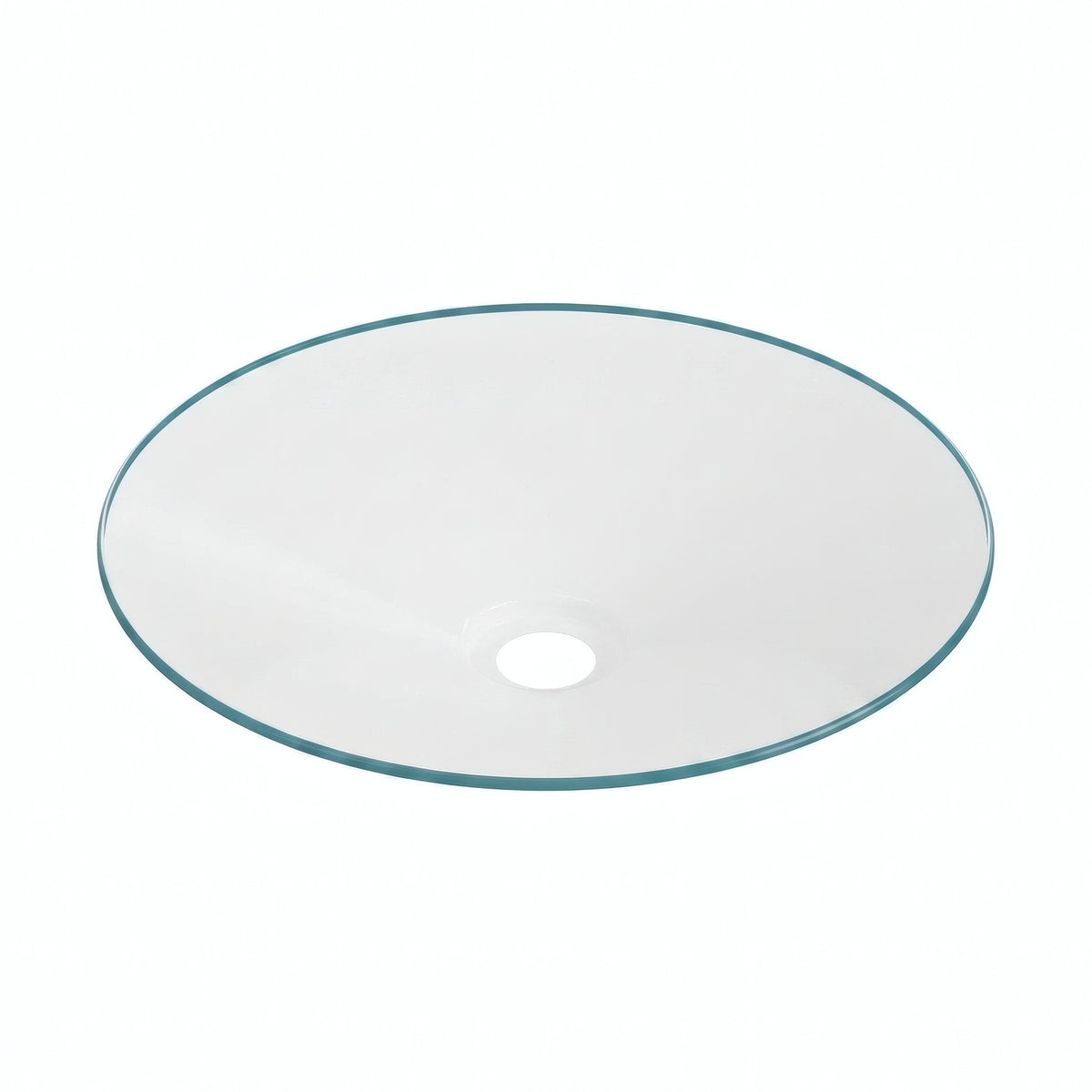 Abat-jour plat en métal émaillé Ø 30 cm pour douille E27 — Bleu pétrole