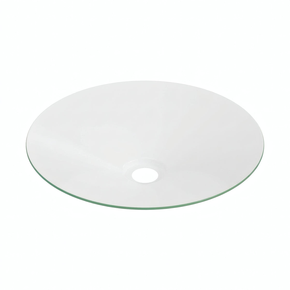 Abat-jour plat en métal émaillé Ø 30 cm pour douille E27 — Vert prairie
