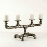 Bougeoir 4 bougies en fonte - photo produit fond blanc 3
