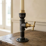 Bougeoir Steampunk Robinet
