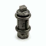Bouton, poignée de meuble en fonte - photo produit fond blanc 1