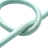 Câble textile rond en coton Vert céladon