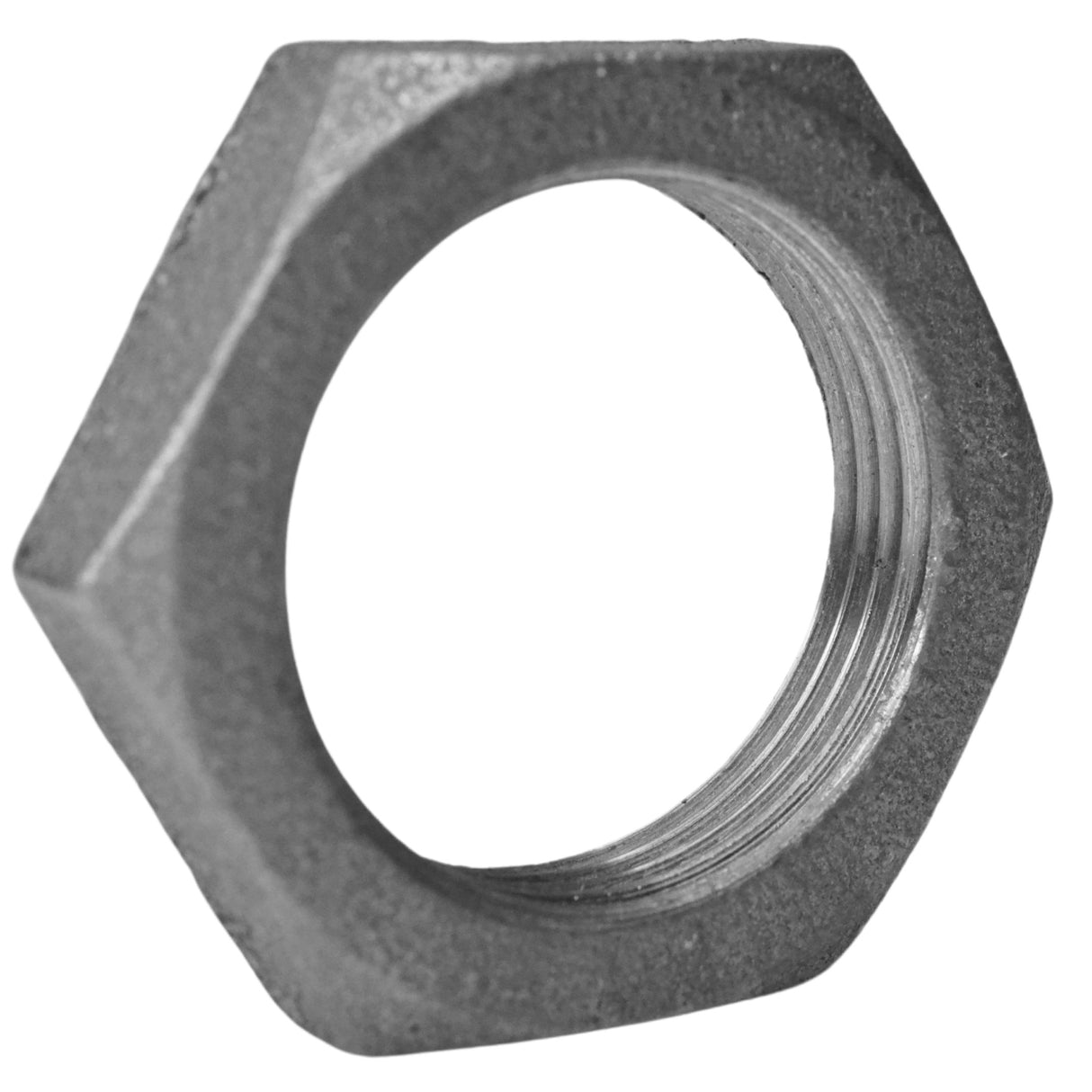 Contre-écrou fonte noire raccord métal plomberie