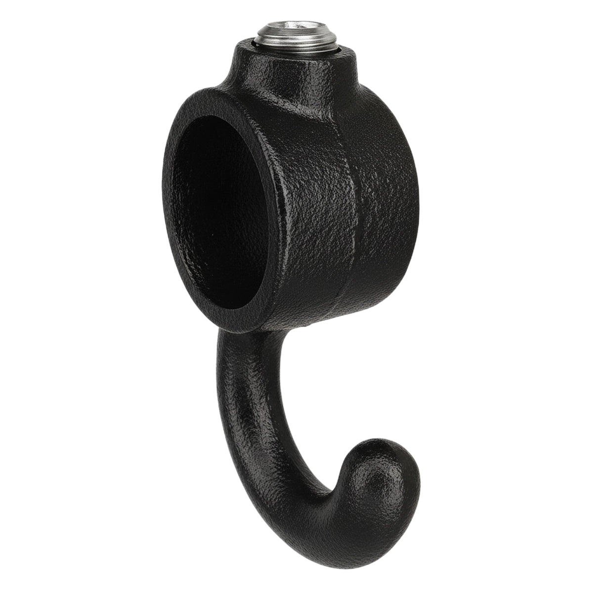 crochet en métal noir vissage allen
