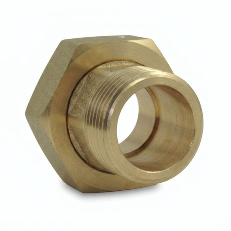 1/2 raccord union compteur ISO 228-1 laiton - photo produit fond blanc 8