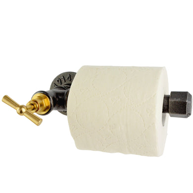 Dérouleur papier WC avec robinet laiton | Modèle 1