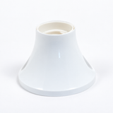 Douille E27 droite en thermoplastique pour mur ou plafond — blanc — vue 1
