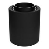 Douille E27 murale ou plafond étanche IP44 — Noir