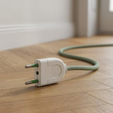 Fiche électrique droite, petit modèle pour lampe